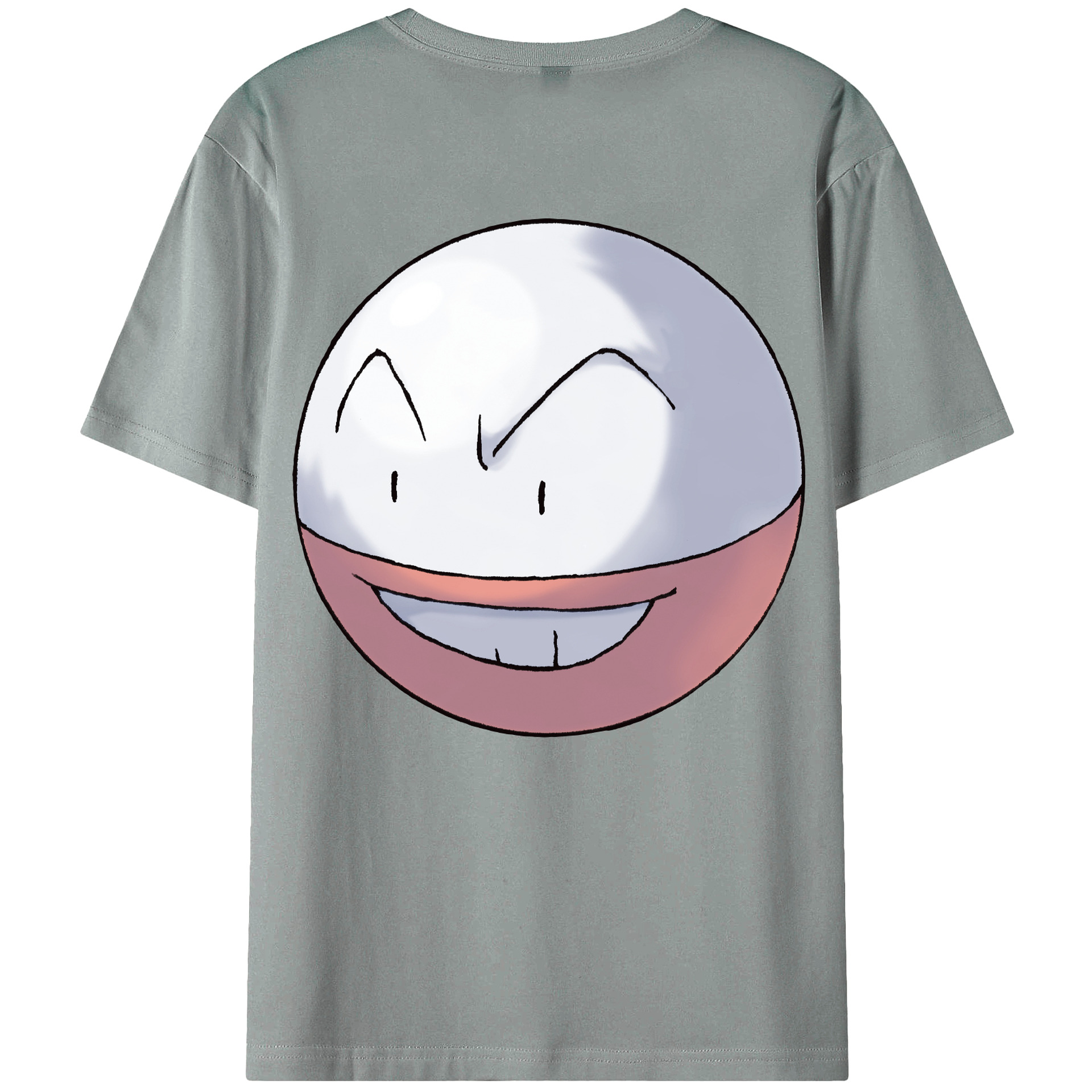 （画像用） ポケットモンスター Pokémon 綿100％ メンズ半袖Tシャツ（バックプリント） 通気性